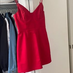 PRINCESS POLLY NOVELLA RED DRESS